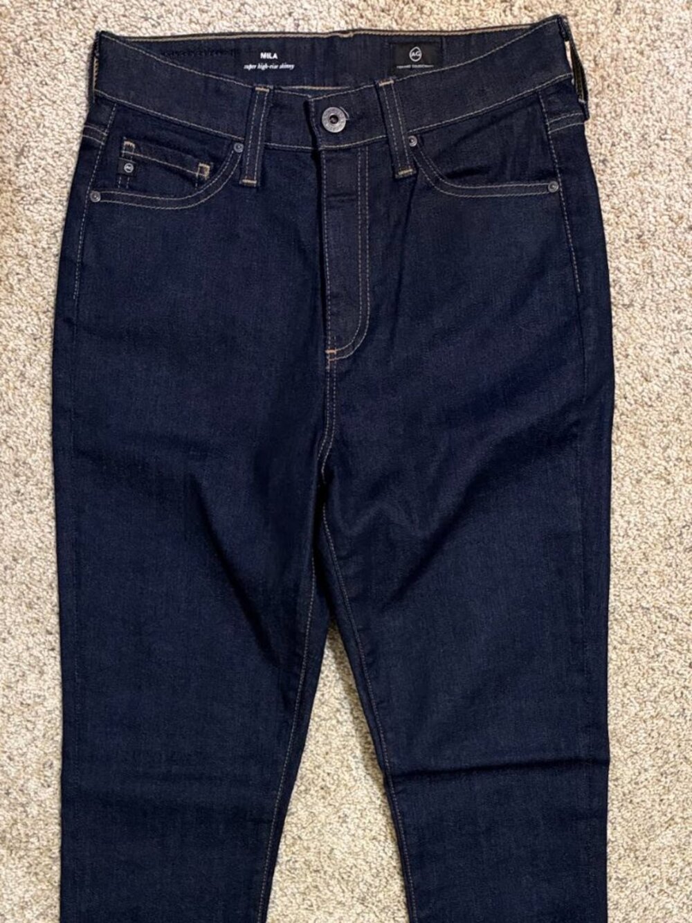 AG MILA Super High Rise Skinny Jeans Women's 26 New without tag